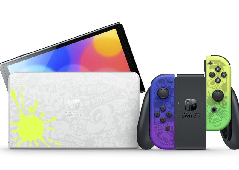 Console Nintendo Switch model OLED édition limitée Splatoon 3