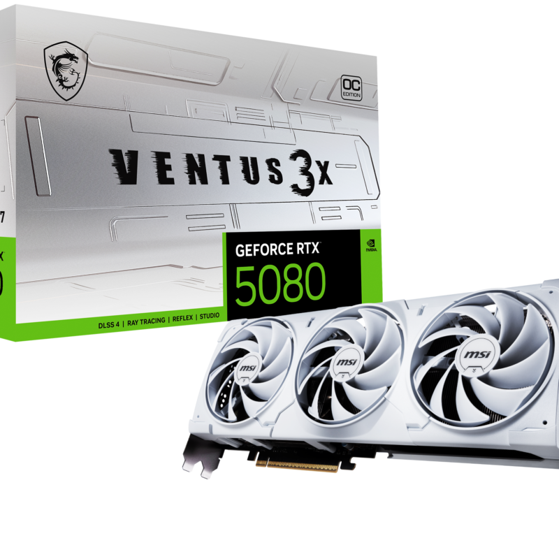 MSI GeForce RTX 5080 16G VENTUS 3X OC WHITE