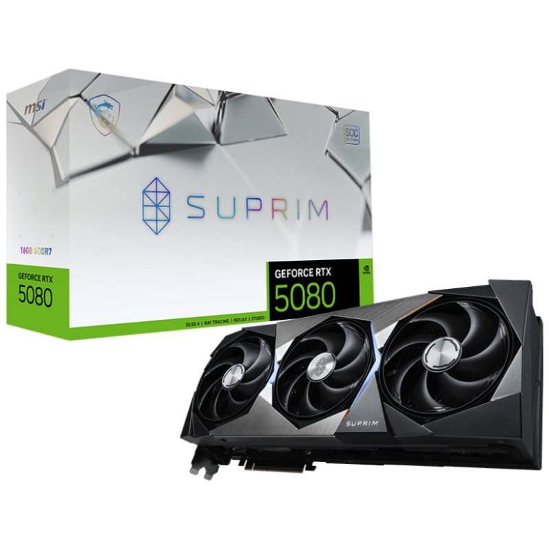 MSI GeForce RTX 5080 16G SUPRIM SOC